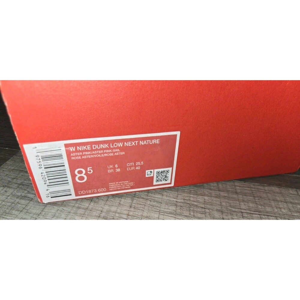 Women’s Size 8.5 - Nike Dunk Next Nature Low Aster Pink DD1873-600
